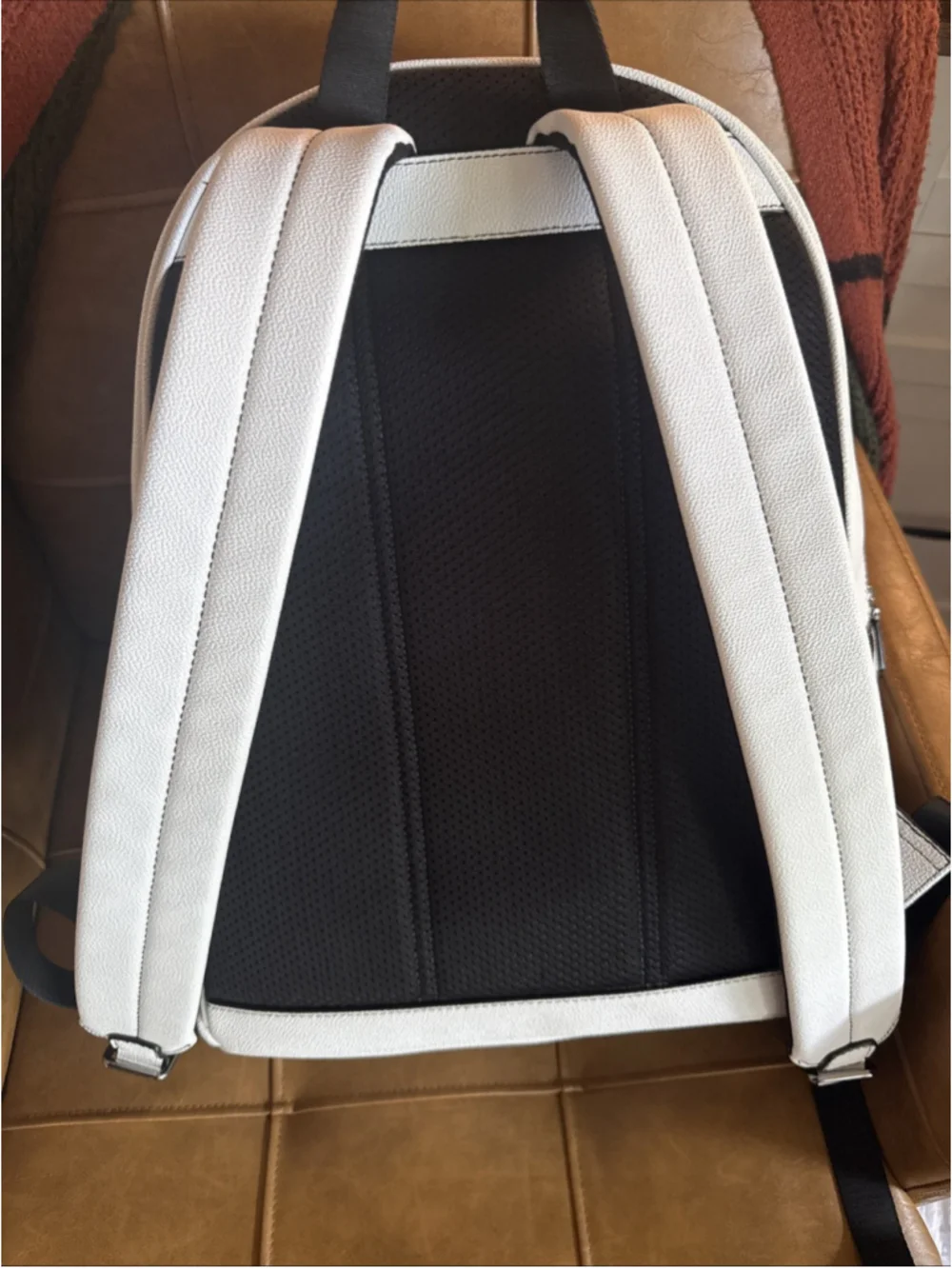 Authentic Michael Kors Leather Backpack Xlarge Black And White. Unisex. Gorgeous